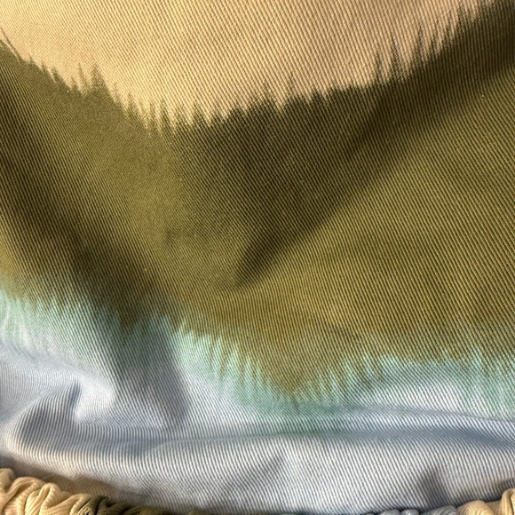 Rachel Comey Green and Blue Tie-Dye Shoulder Bag - Picture 2 of 9